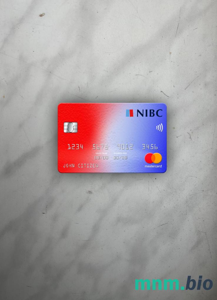 Netherlands NIBC bank wygląd zdjęcia mastercard skan PSD + zdjęcie